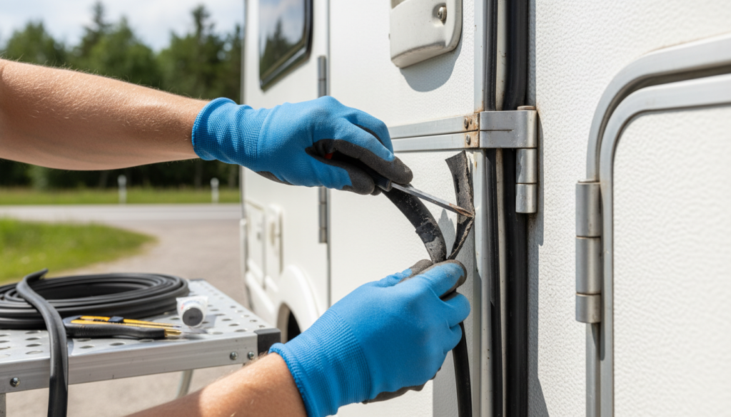 découvrez notre guide pratique pour apprendre à changer facilement le joint de porte de votre camping-car et assurer une parfaite étanchéité lors de vos voyages.