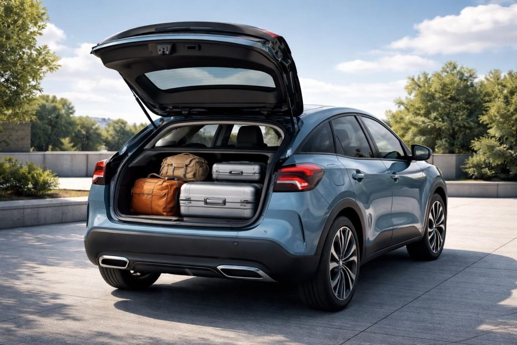 découvrez l'espace et la capacité du coffre de la citroën c4, un modèle alliant design et fonctionnalité pour répondre à tous vos besoins.
