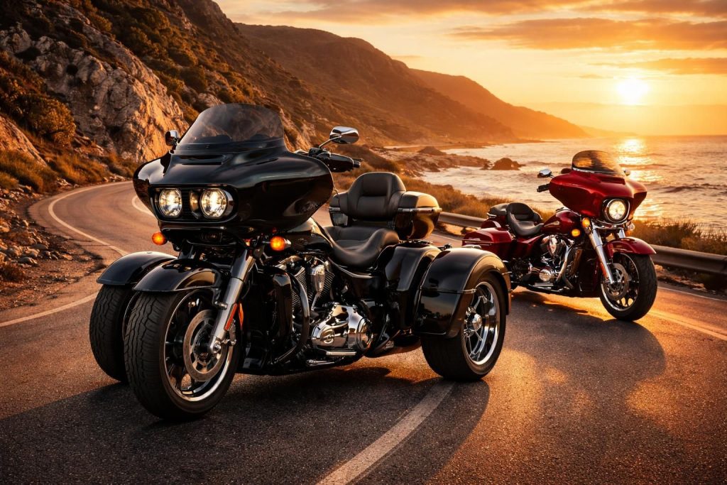 explorez les nouvelles harley-davidson 3 roues road glide et street glide 2026, alliant performance, confort et design innovant pour une expérience de conduite exceptionnelle.