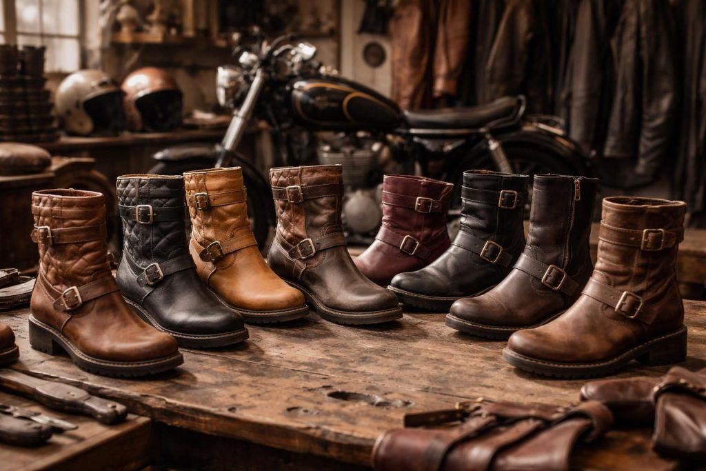 découvrez notre sélection des 7 meilleures bottines moto femme vintage à adopter en 2026 pour allier style rétro et confort sur la route. trouvez la paire idéale pour vos aventures à moto.