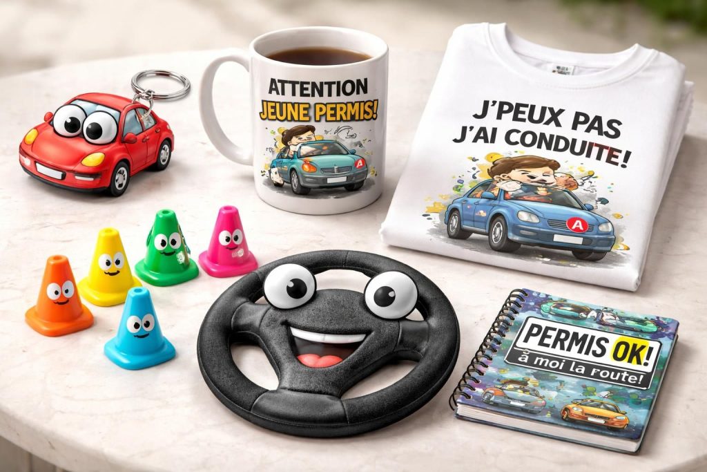 découvrez notre sélection des 6 meilleurs cadeaux amusants à offrir pour l'obtention du permis de conduire, parfaits pour célébrer ce moment avec humour et originalité.