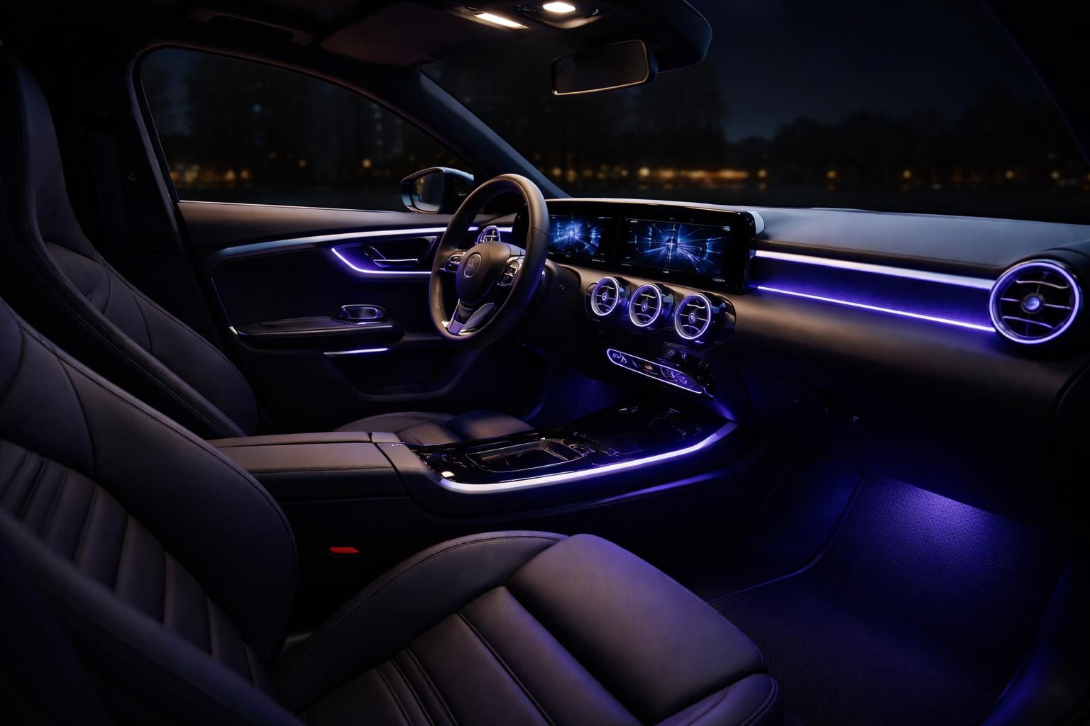 Ajouter eclairage d’ambiance mercedes classe a