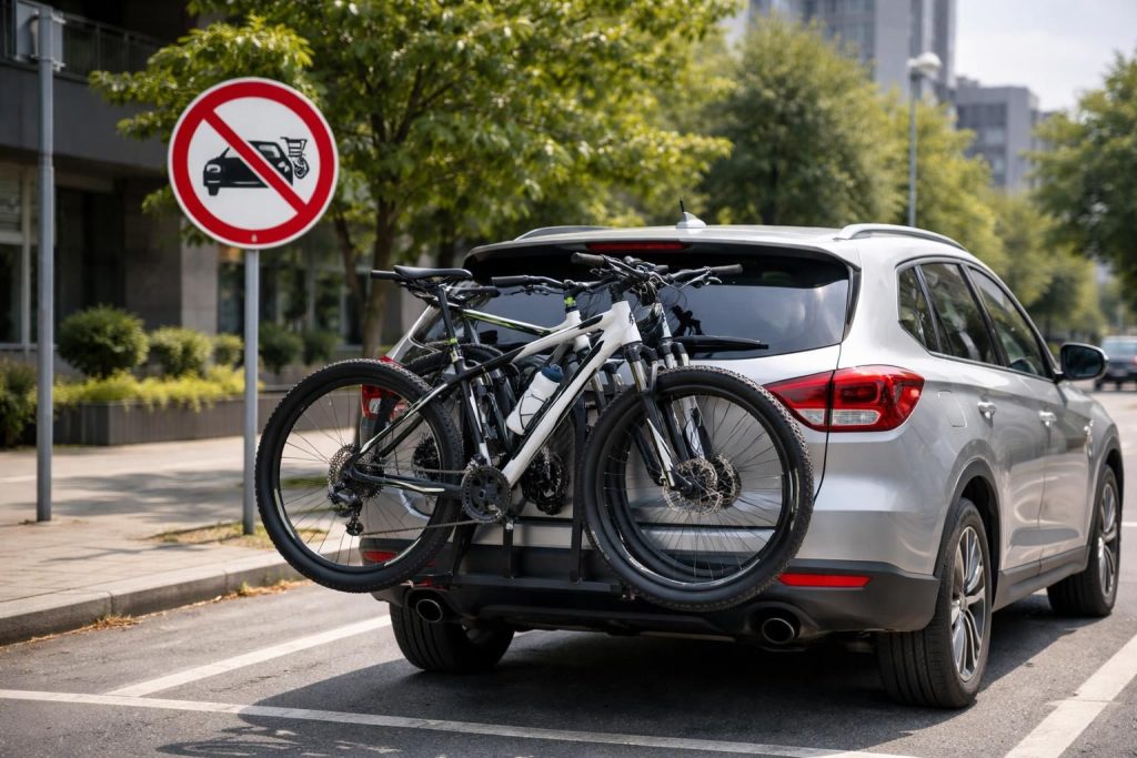 découvrez pourquoi le porte-vélos sur hayon peut être interdit et quelles alternatives respecter pour transporter vos vélos en toute légalité et sécurité.
