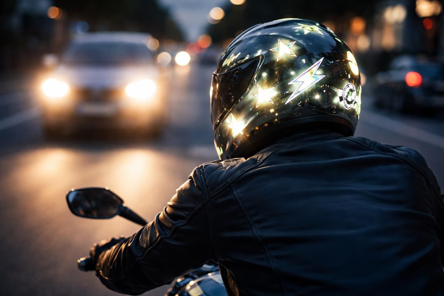 Pourquoi éviter les autocollants sur casque moto réfléchissants