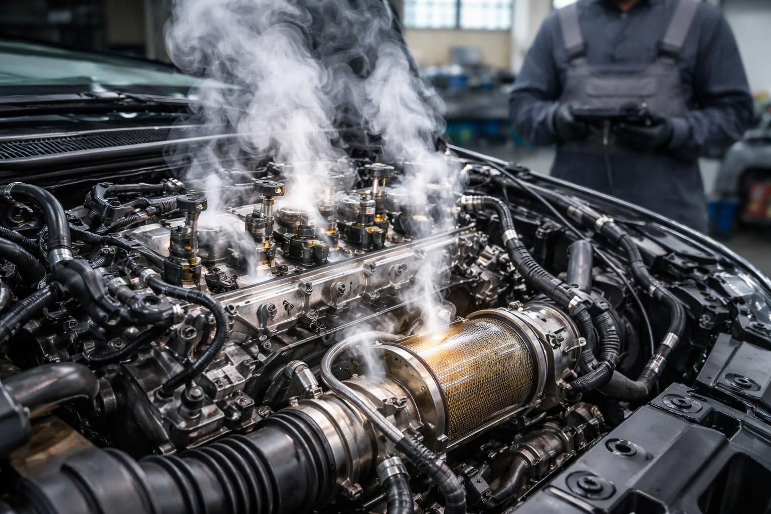 Produit decalaminage moteur diesel