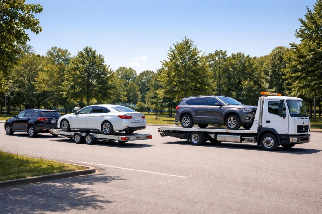 découvrez les avantages et les critères pour choisir entre une remorque porte-voiture ou un camion plateau, afin d'opter pour la solution la plus adaptée à vos besoins de transport.