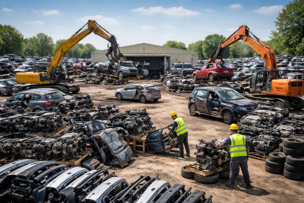 grez pièces auto : spécialiste en casse, enlèvement d'épaves et vente de pièces détachées auto de qualité à petit prix.