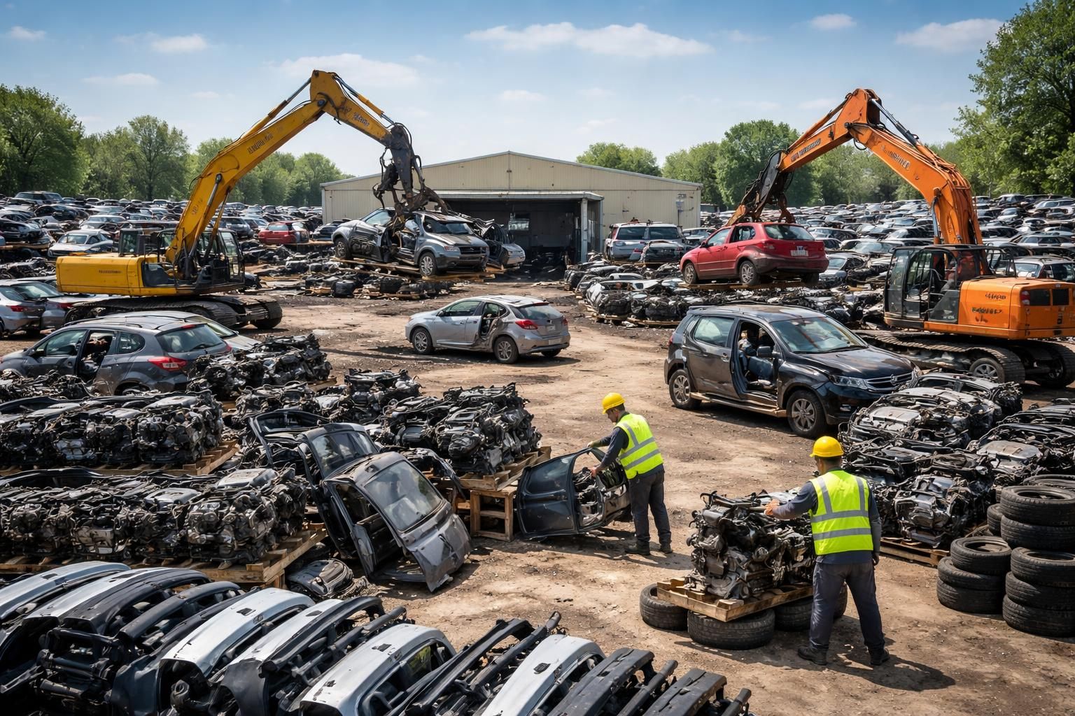 Grez pieces auto : Casse enlèvement d’épave pièces